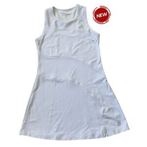 Sofibella White A-line Tennis Dress Girl Size Medium NWT | 61-14